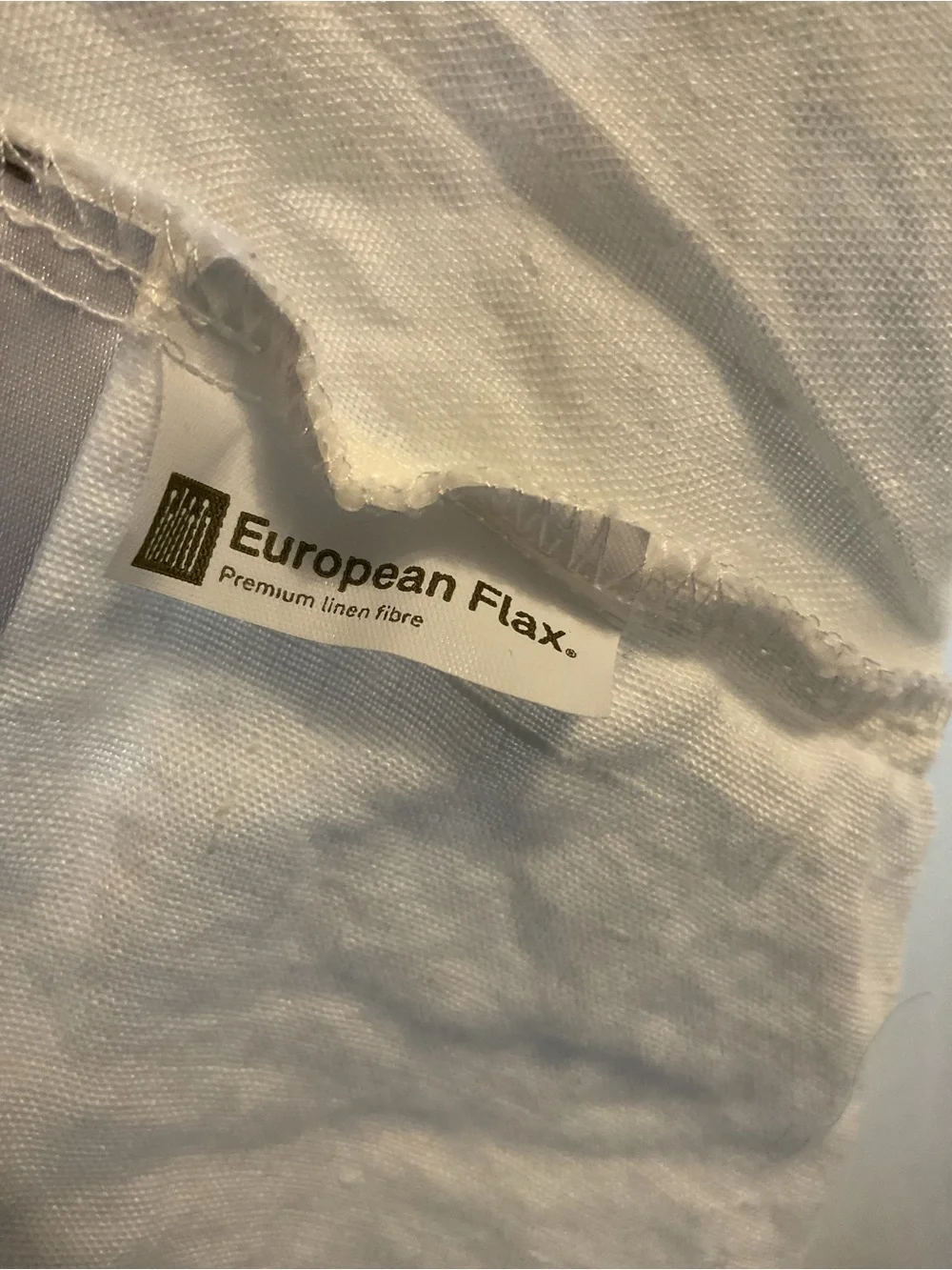 Garnet Hill 100% Linen King Fitted Sheet Portugal